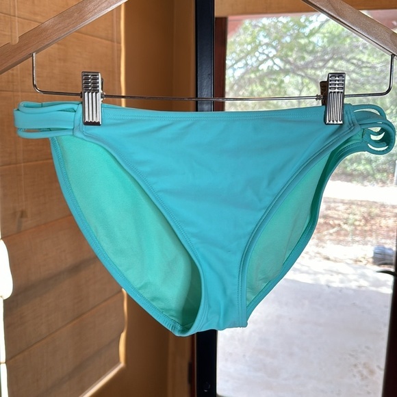 Arizona Push Up Turquoise Hipster Bikini Swim Suit Size Large - Picture 3 of 8